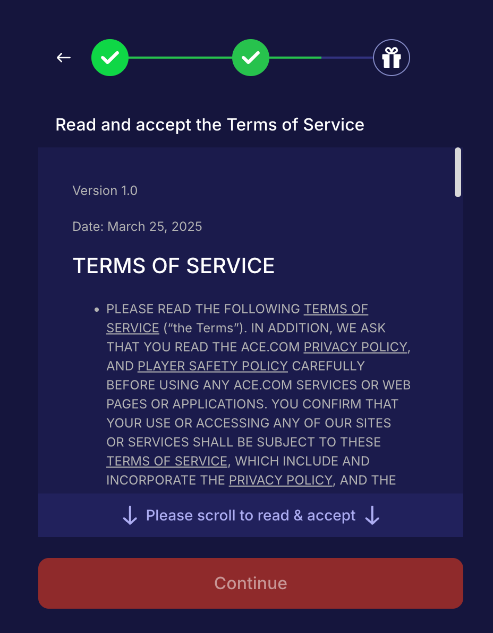 register terms of service screenshot