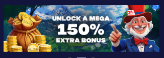 Unlock 150% extra coin bonus