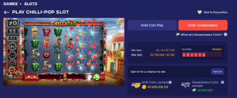 Chilli Pop Slot screenshot